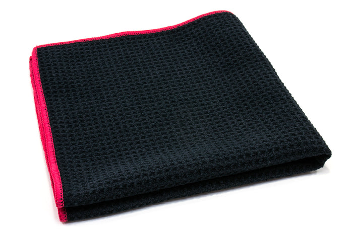 Waffle-Weave Microfiber Towel (400 gsm, 16 in. x 16 in.) - Windows, Glass, Hand Towel